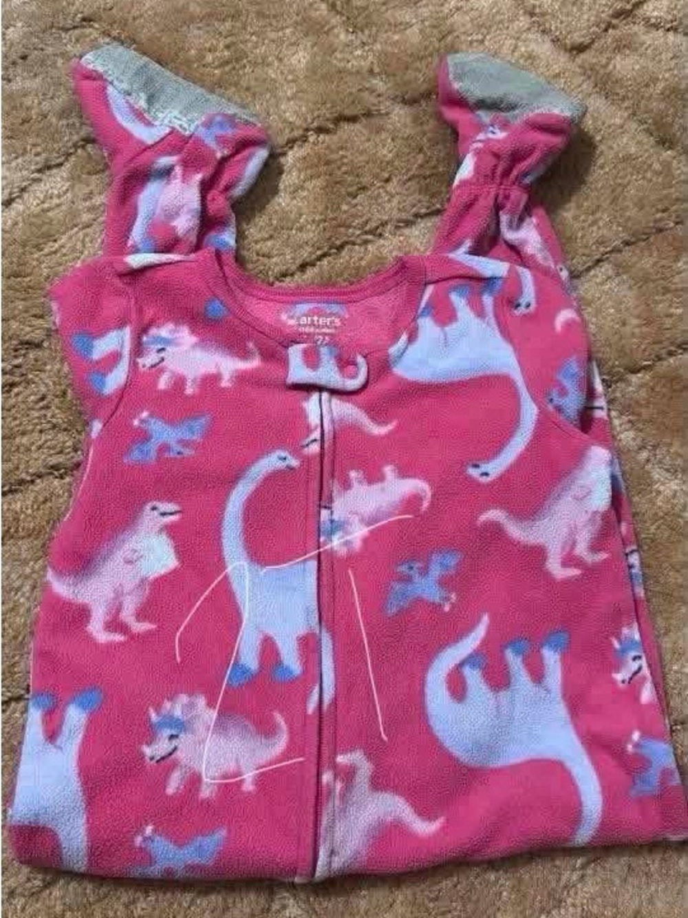 Carter's Pink Dino Fleece Sleep Sack